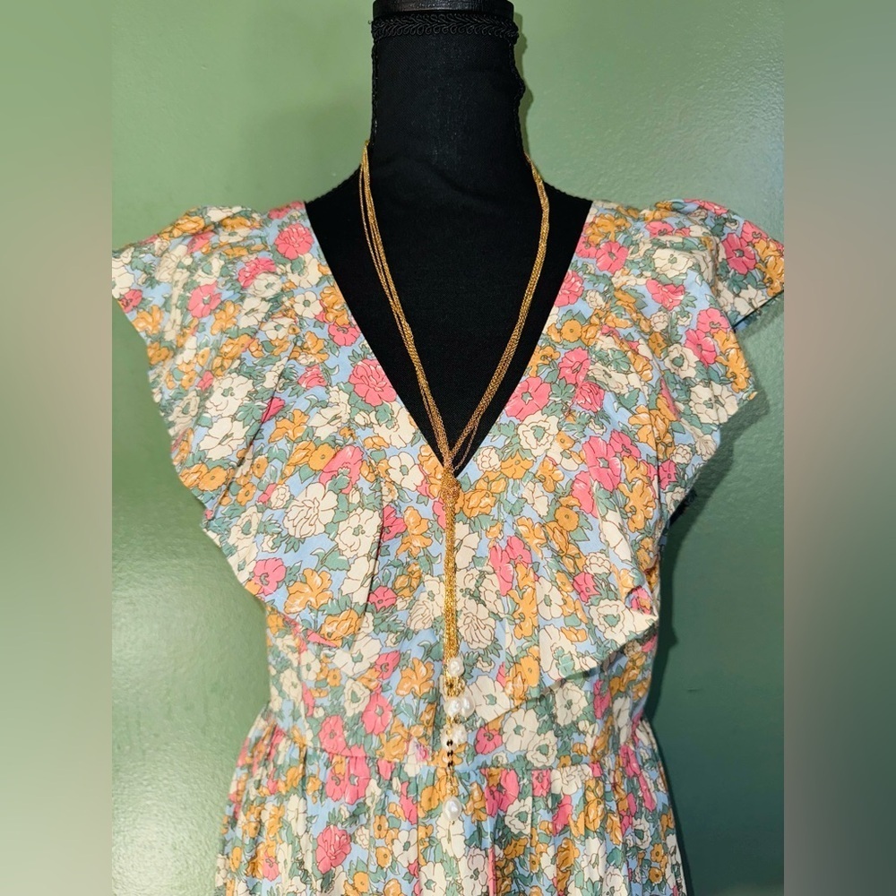 ENTRO Floral Ruffle Dress - Picture 4 of 8